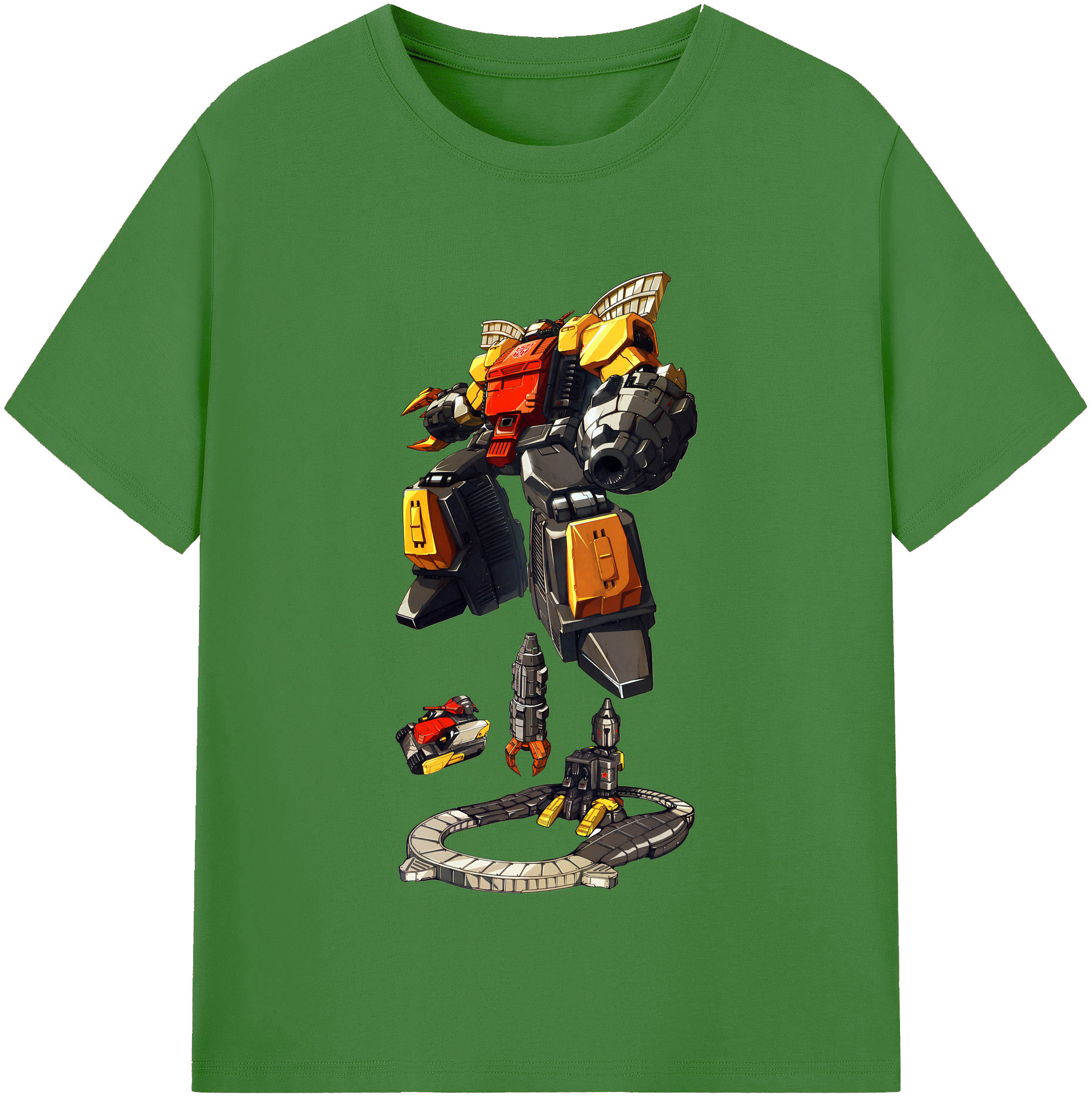（画像用） Transformers トランスフォーマー レディースカジュアルプリントTシャツ（綿100％）